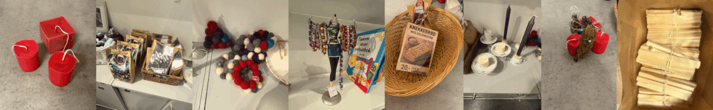 produkter laget av elever: stearinlys og opptenningsved